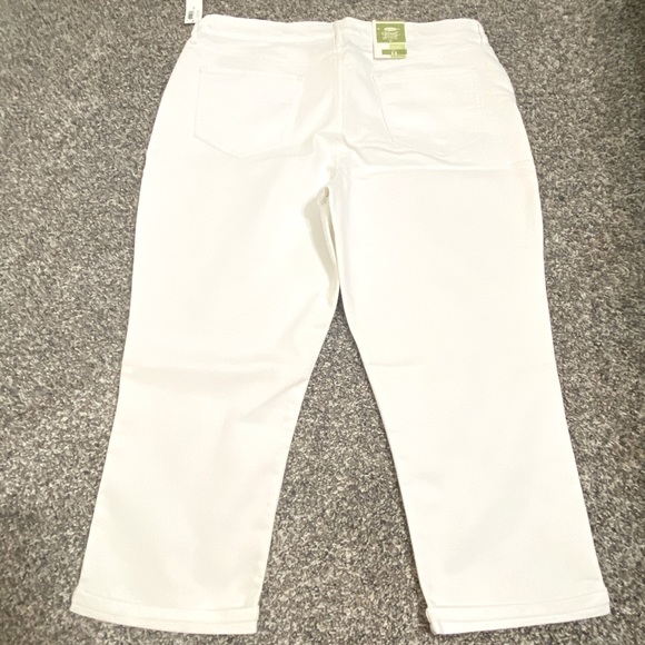 Old navy white jeans size 14 women’s crop - Picture 2 of 4